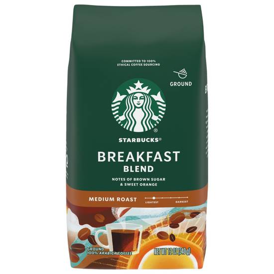 Order Starbucks Latin American Ground Coffee Breakfast Blend Mild food online from CVS store, REIDSVILLE on bringmethat.com