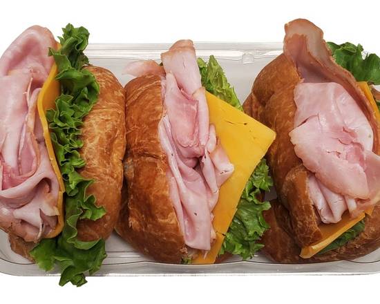Order Ham Croissant Sandwiches, 3 ct food online from Save Mart Supermarket store, Sacramento on bringmethat.com