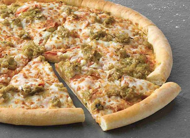 Order Pepperoni and Hatch Green Chile Pizza food online from Papa John store, Magnolia on bringmethat.com