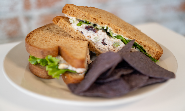 Order Cranberry Chicken Salad Sandwich food online from A Moveable Feast Cafe And Health Food Store store, Houston on bringmethat.com