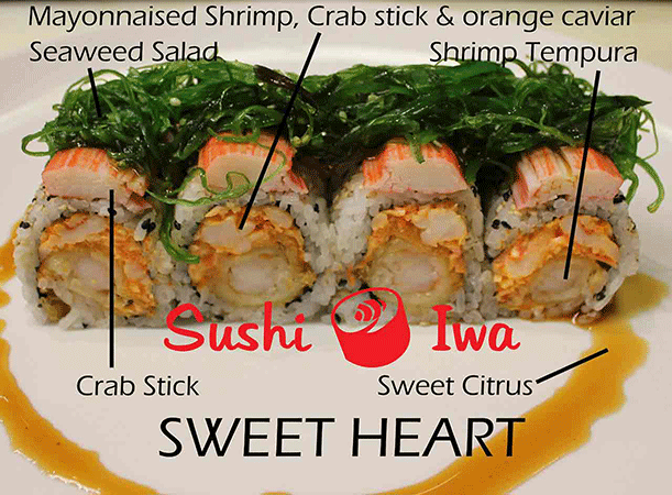Order SWEET HEART food online from Sushi Iwa store, Clayton on bringmethat.com