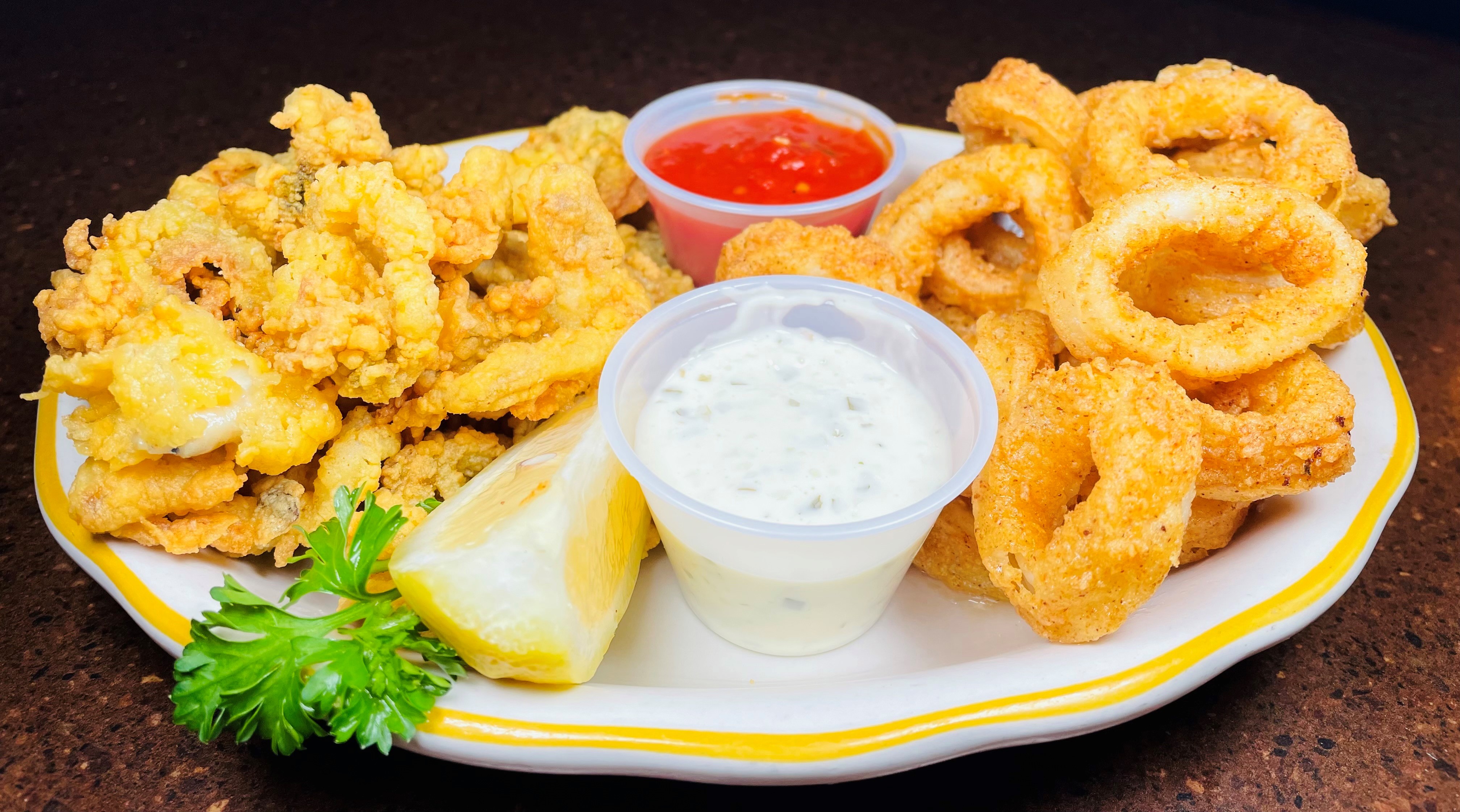 Order Fried Clams & Calamari food online from Franklin Chateau store, Franklin on bringmethat.com