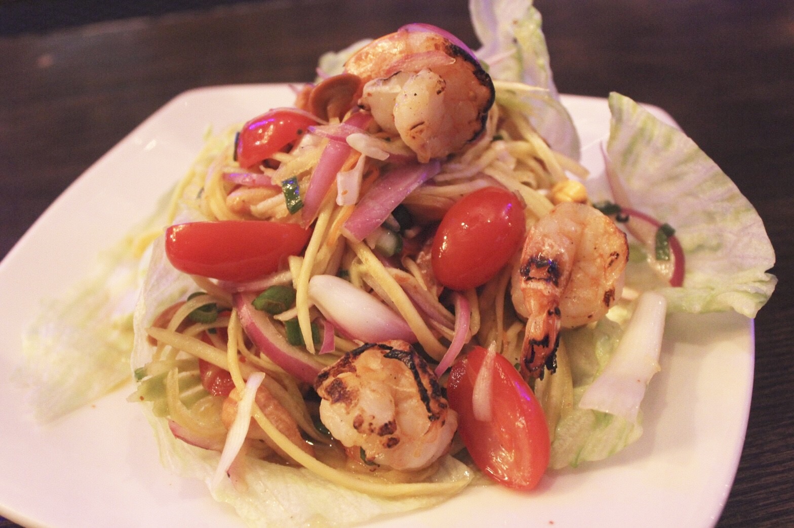 Order Shrimp Mango Salad food online from Vera Thai Restaurant store, Sunnyside on bringmethat.com