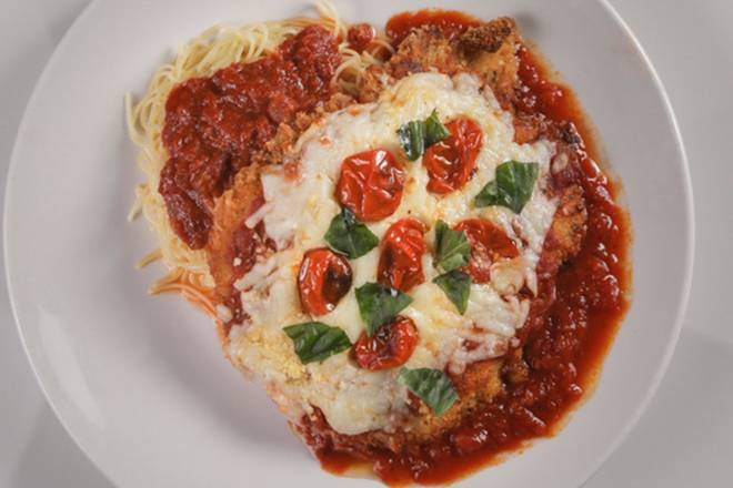 Order CHICKEN PARMESAN food online from Macaroni Grill store, Cerritos on bringmethat.com