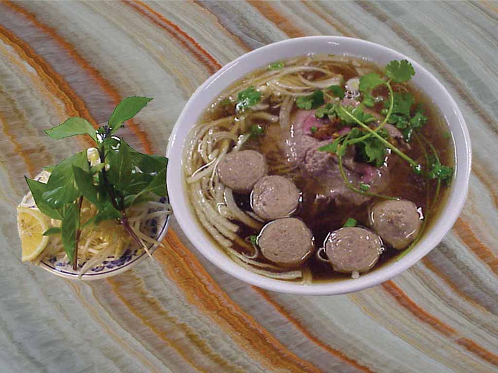 Order 205. Tender Beef and Beef Ball Noodle Soup food online from San Sun store, San Francisco on bringmethat.com