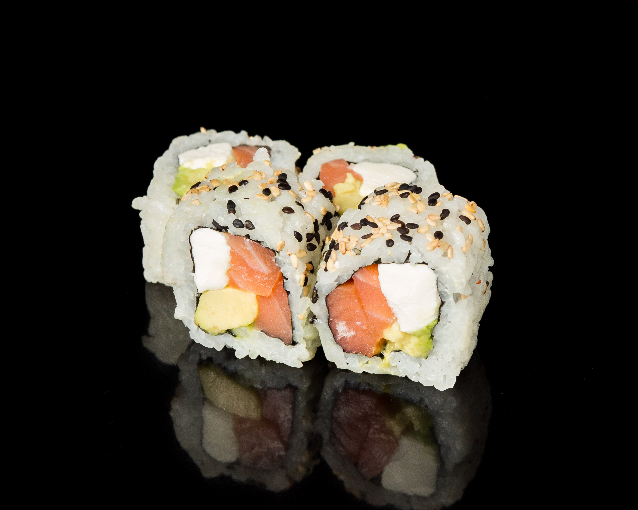 Order 4 Pieces Philli Roll food online from Sushi Sakura Express store, Houston on bringmethat.com