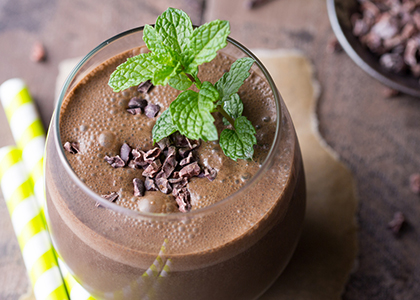 Order Chocolate Peppermint Smoothie  (薄荷巧克力) food online from Tea Spots store, West Covina on bringmethat.com