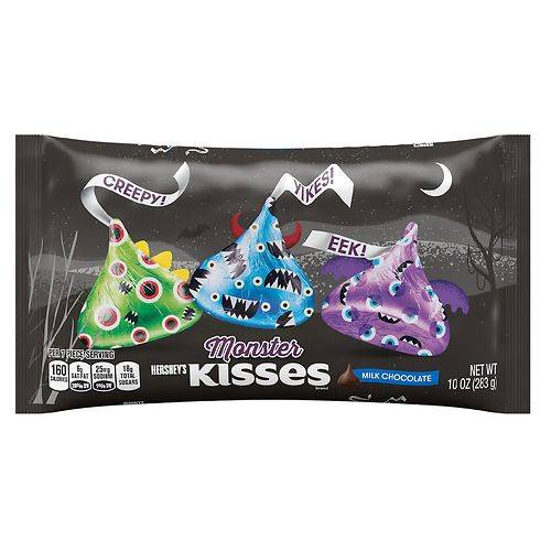 Order Hershey's Monster Kisses, Halloween Candy Milk Chocolate - 10.0 oz food online from Walgreens store, San Jose on bringmethat.com