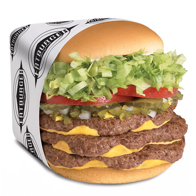 Order XXXL Fatburger (1.5lb) food online from Fatburger store, Las Vegas on bringmethat.com