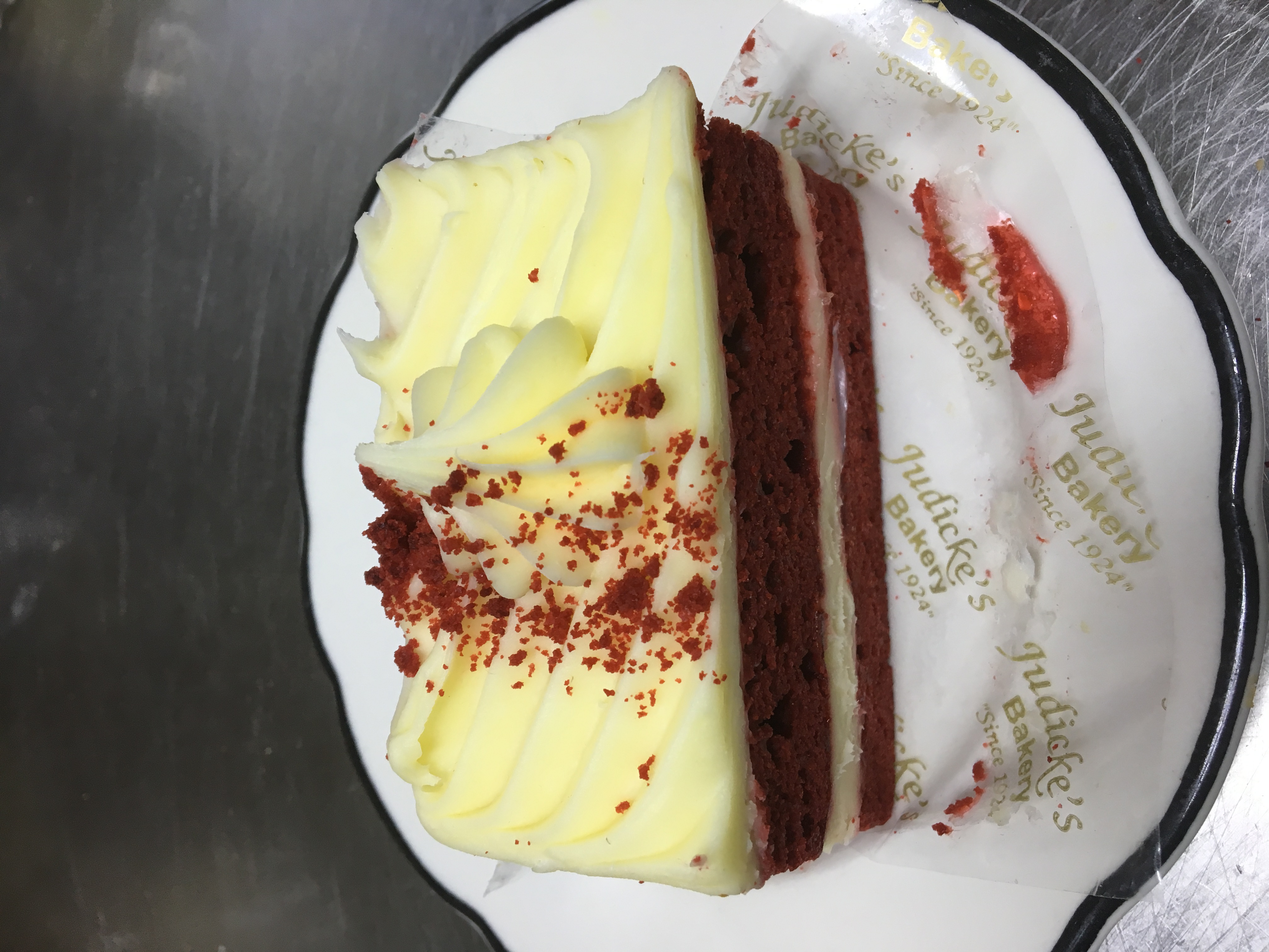 Order Red Velvet Cake Slice food online from Fontana Restaurant store, Bayonne on bringmethat.com