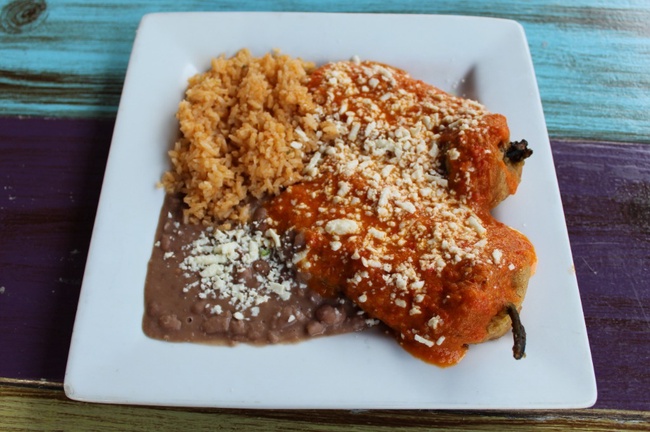 Order Chile Relleno food online from Cantina Louie store, Asheville on bringmethat.com