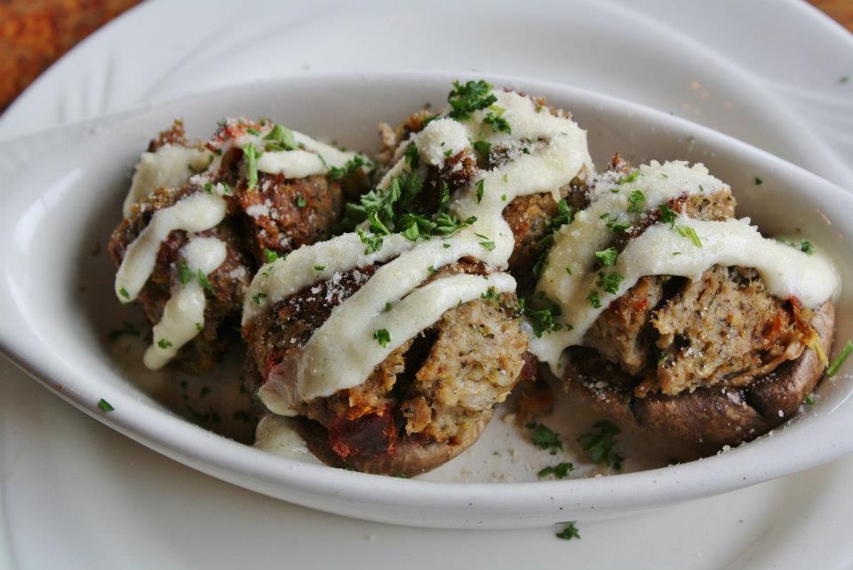 Order Baked Stuffed Mushrooms food online from Sutton's store, Lexington on bringmethat.com