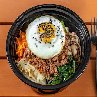 Order Bibimbap with Bulgogi food online from Maddie Cafe &amp; Grill store, Garden Grove on bringmethat.com