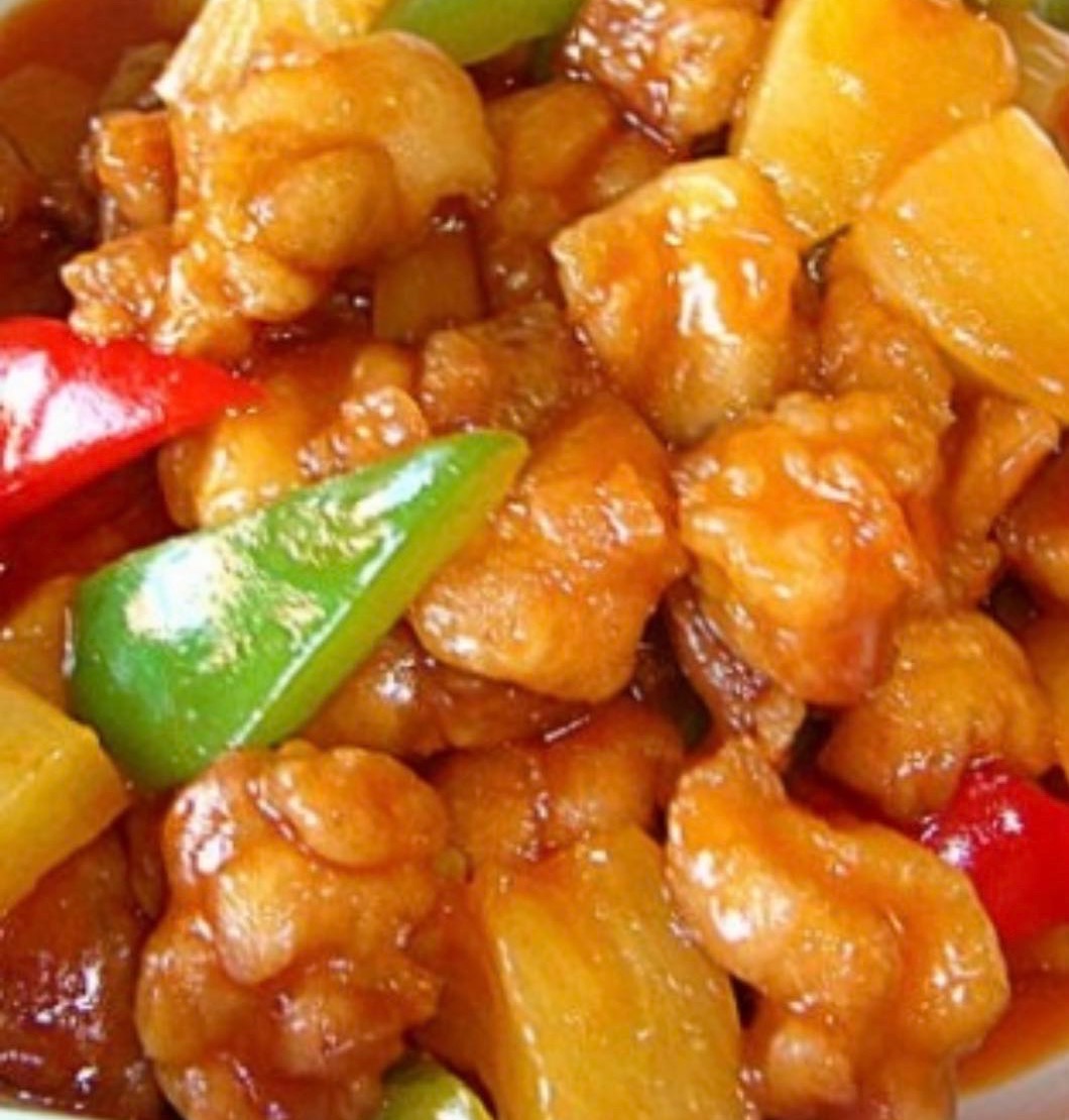 Order H14. Pineapple Chicken food online from Moon Buffet store, Eleanor on bringmethat.com