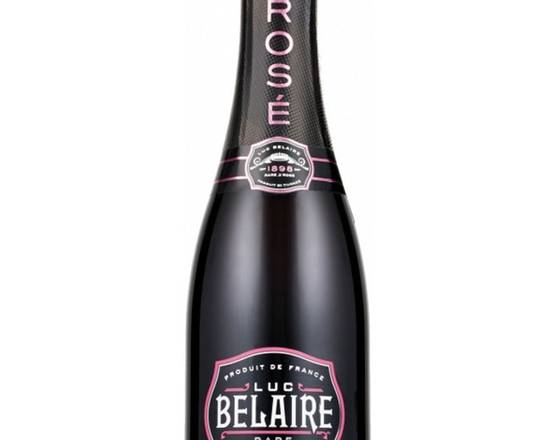 Order Luc Belaire Rare Rose, 750mL bottle (12.5% ABV)  food online from Moby Liquor store, Los Angeles on bringmethat.com