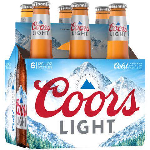 Order Coors Light, 6pk-12oz bottle beer (4.2% ABV) food online from Mimi Liquor store, Joliet on bringmethat.com
