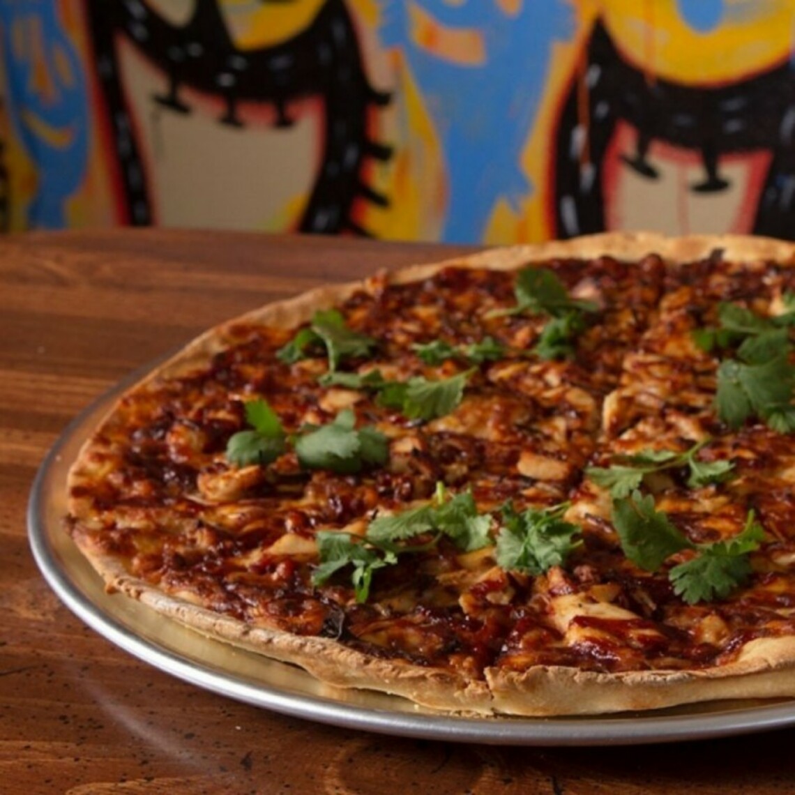Order BBQ Chick Pizza (10") food online from Austin's Pizza store, Austin on bringmethat.com