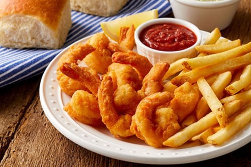 Order Prawns & Chips (4) food online from Britannia Arms store, San Jose on bringmethat.com