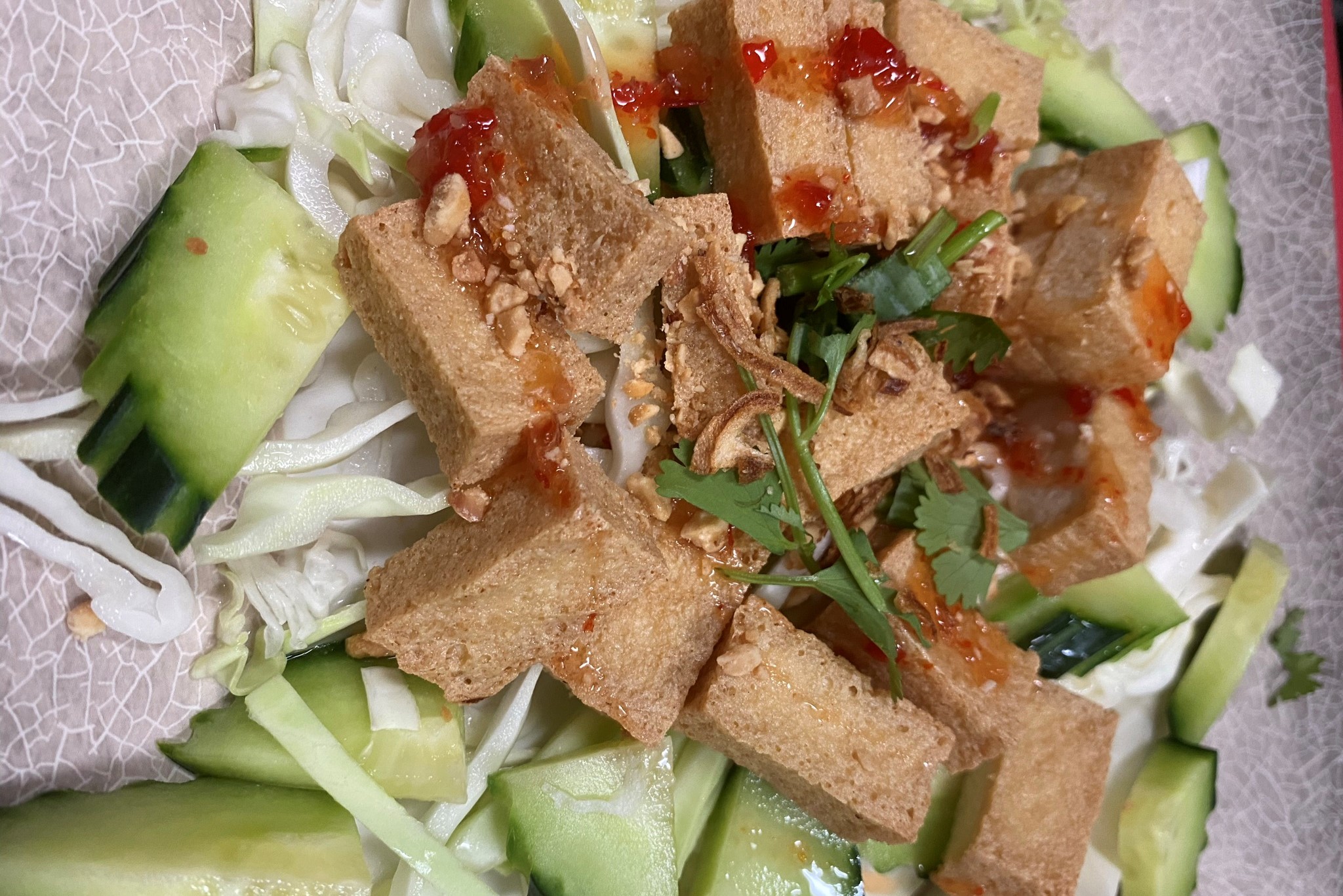 Order V01. Fried Tofu food online from Pho Vieng store, Fort Worth on bringmethat.com