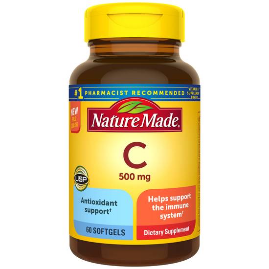 Order Nature Made Vitamin C 500mg (60 ct) food online from Rite Aid store, Palm Desert on bringmethat.com