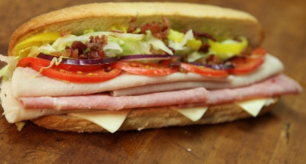 Order 12" Club Sub Special (W/Small Fries) food online from Bravo Pizza store, Los Angeles on bringmethat.com