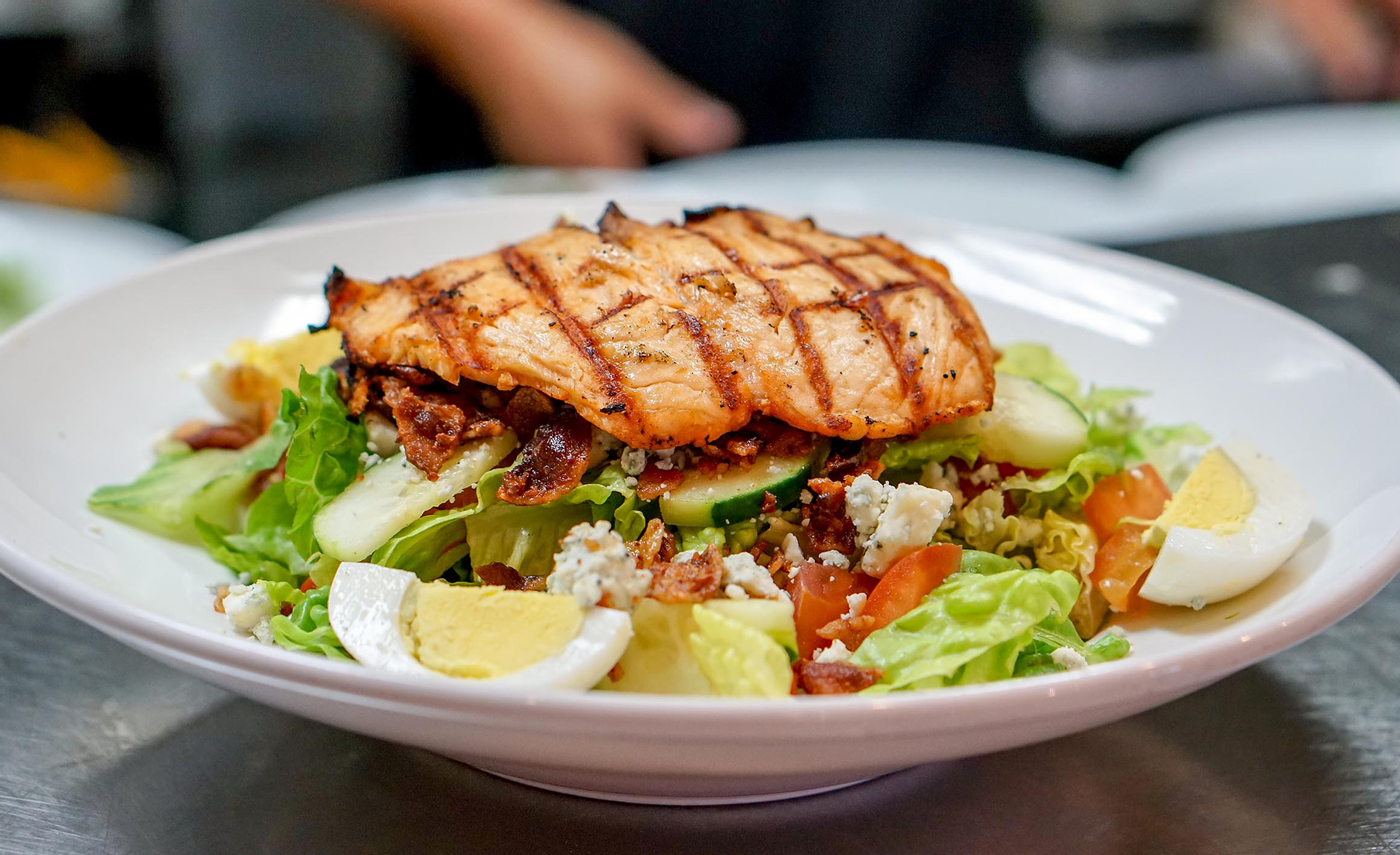 Order Cobb Salad food online from Crepes & Burgers store, Citrus Heights on bringmethat.com