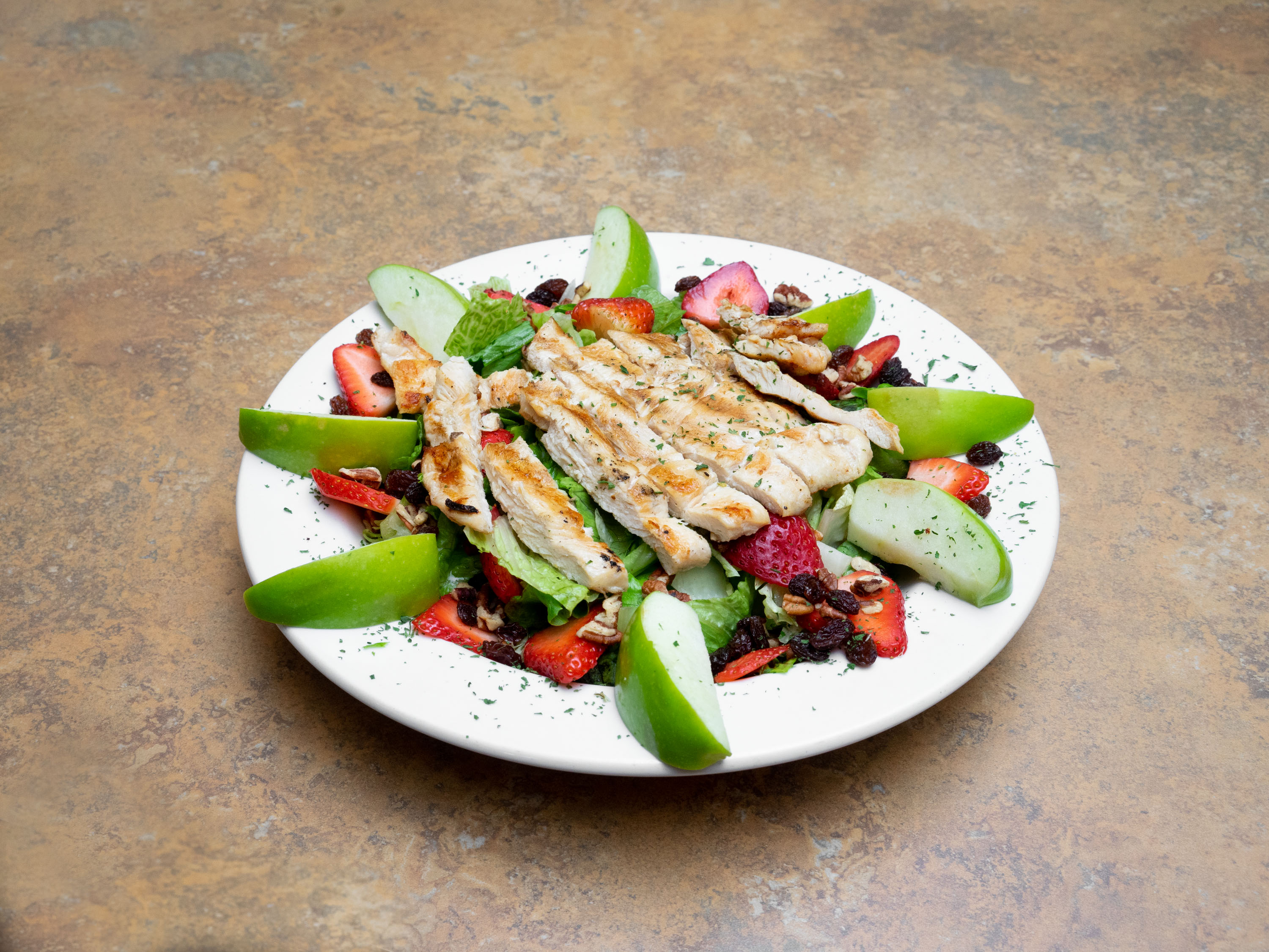 Order Strawberry Nut Salad food online from Les Cafe Pancake House store, Highland on bringmethat.com