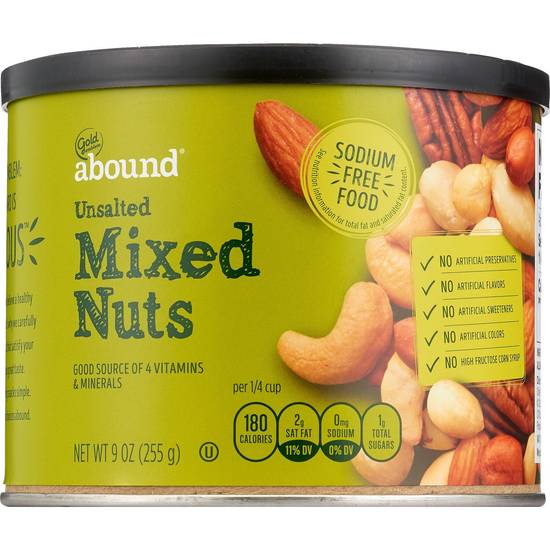 Order Gold Emblem Abound Unsalted Mixed Nuts food online from Cvs store, ALISO VIEJO on bringmethat.com