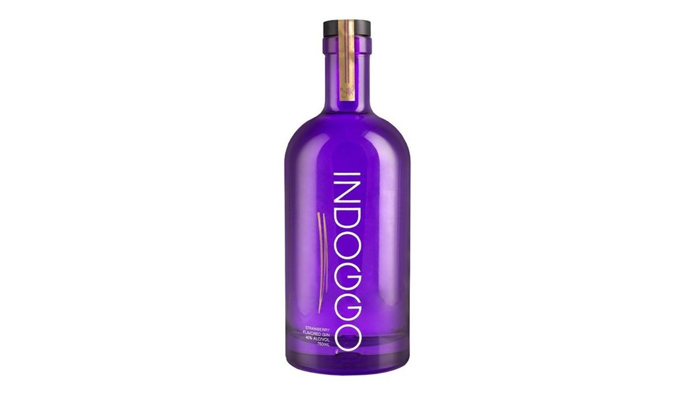 Order Indoggo Gin 750mL food online from Spikes Bottle Shop store, Chico on bringmethat.com