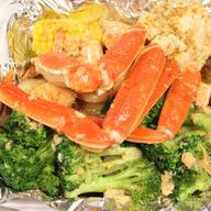 Order L5. Alaskan Snow Crab (1/2 lb.) & Steamed Shrimp(10) food online from Crab Plus store, Yeadon on bringmethat.com