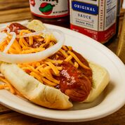 Order Chili Cheese Hot Dog  food online from Blakes BBQ & Burgers Blake store, Houston on bringmethat.com