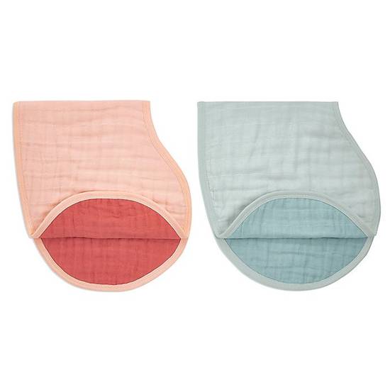 Order aden + anais® Mother Earth 2-Pack Organic Cotton Burpy Bibs food online from Bed Bath & Beyond store, Lancaster on bringmethat.com
