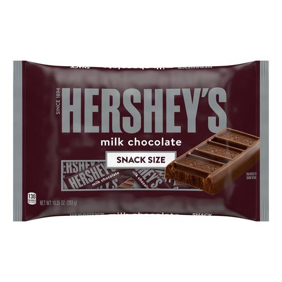 Order HERSHEY'S Milk Chocolate Snack Size Candy, Individually Wrapped, 10.35 oz, Bag food online from Cvs store, FARGO on bringmethat.com