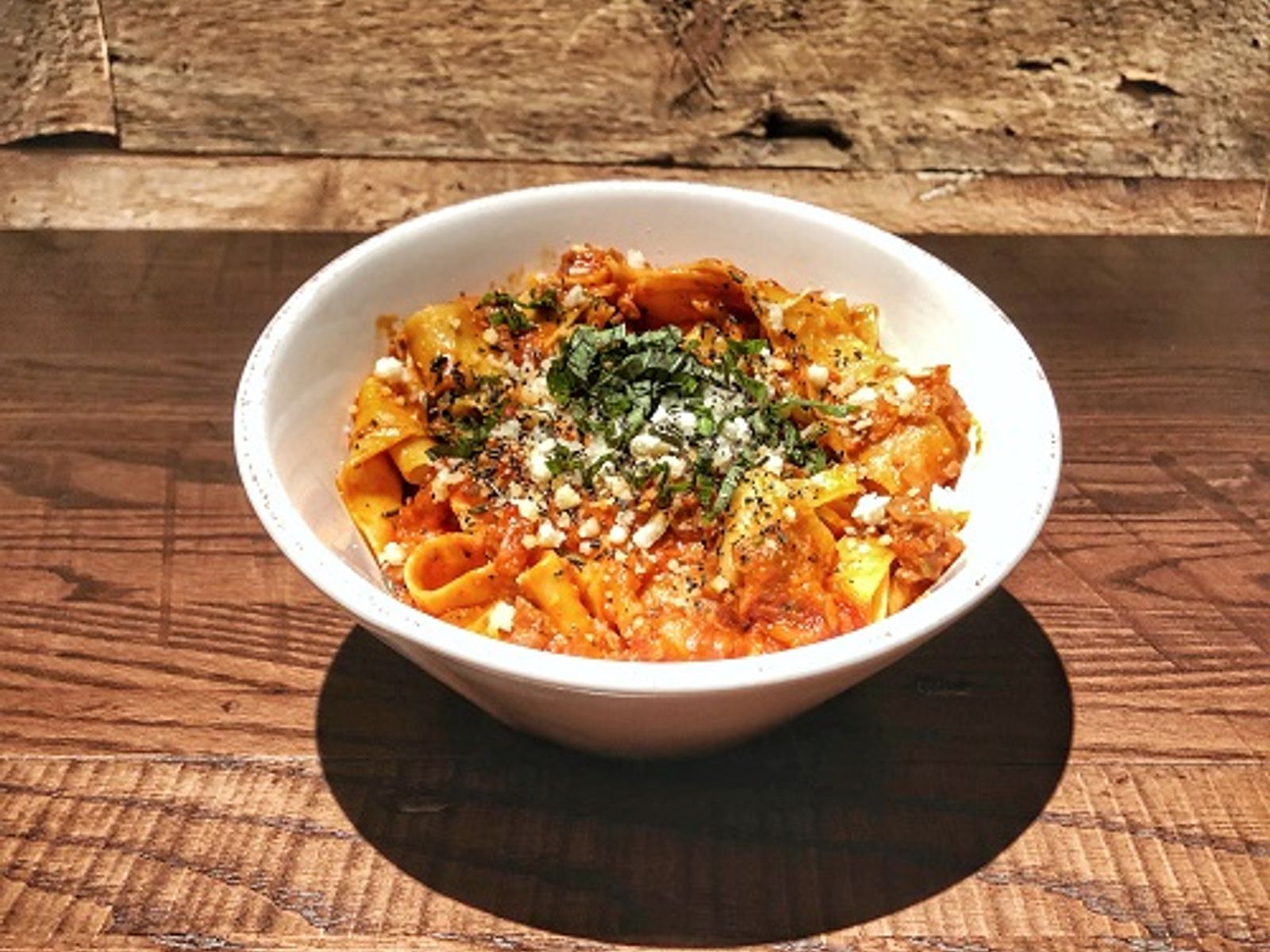Order Pappardelle Bolognese food online from Angelo's Wine Bar store, Chicago on bringmethat.com