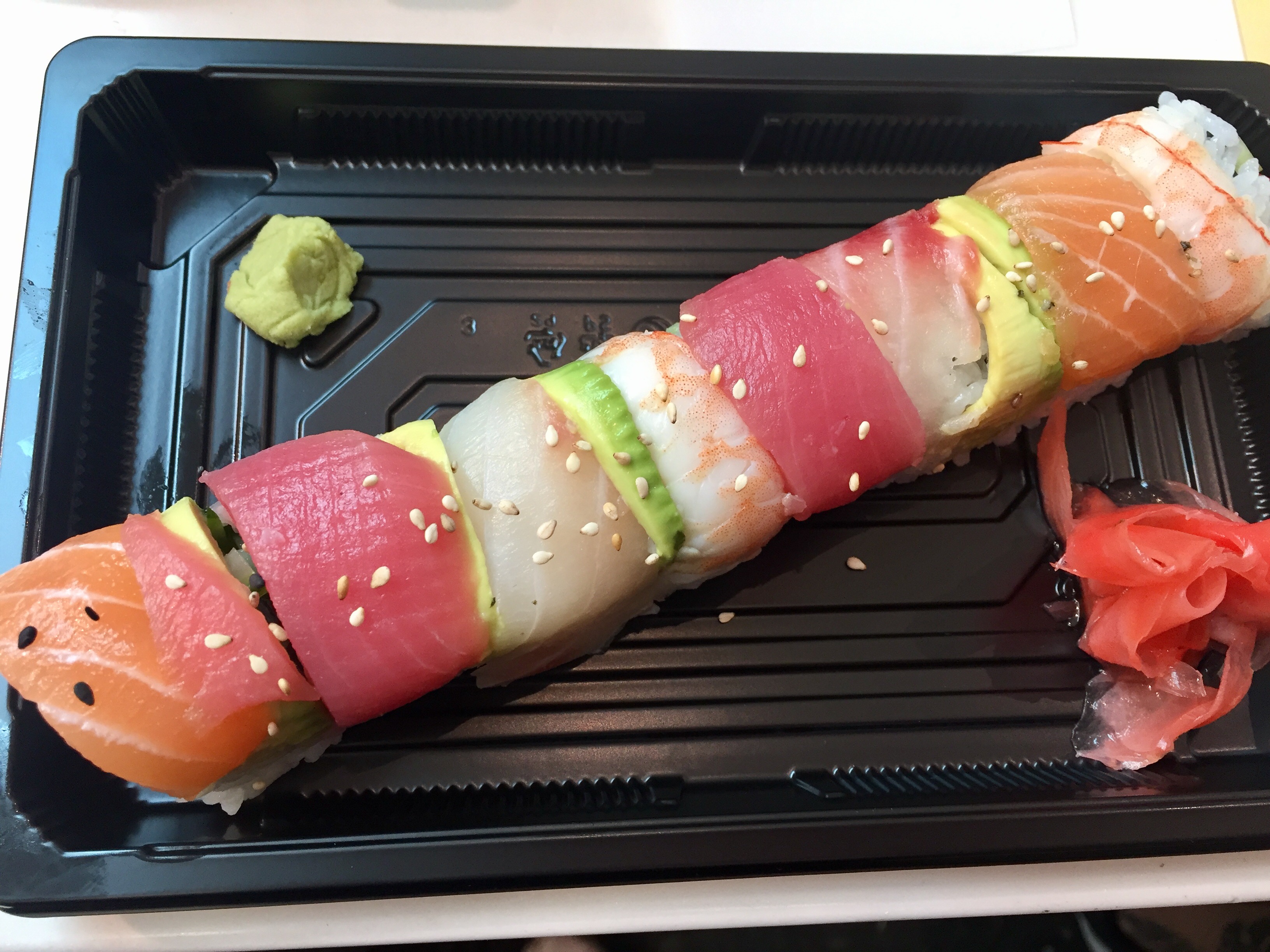 Order M6. Rainbow Roll food online from iSushi store, Silver Spring on bringmethat.com