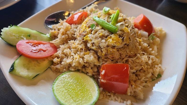 Order Crab Fried Rice food online from Aroy Thai Kitchen store, Las Vegas on bringmethat.com