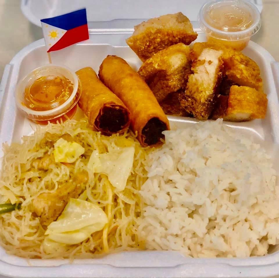 Order Lechon Kawali  Plate  food online from Halo-Halo Filipino Food store, El Paso on bringmethat.com