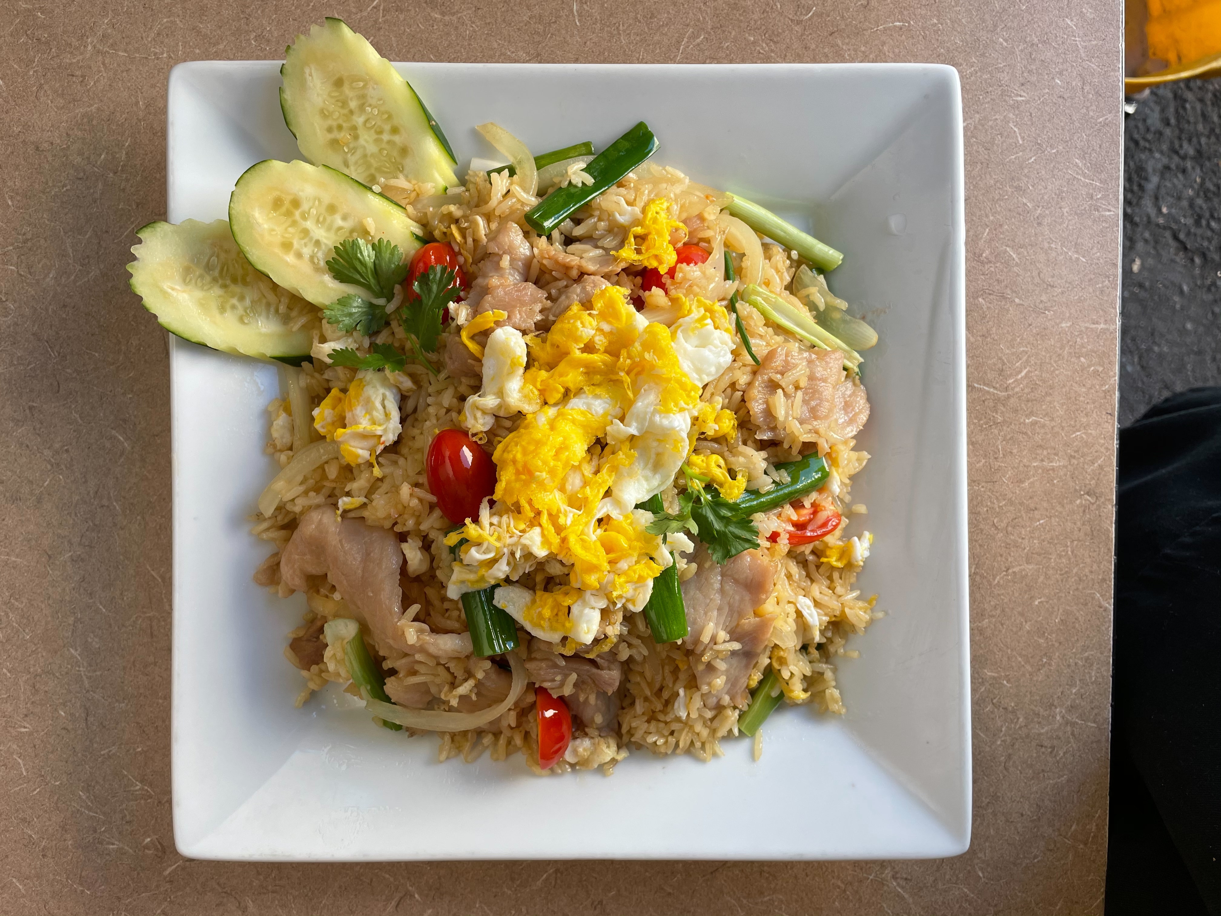 Order 30. Thai Fried Rice food online from Malee Thai Cuisine store, Carson on bringmethat.com