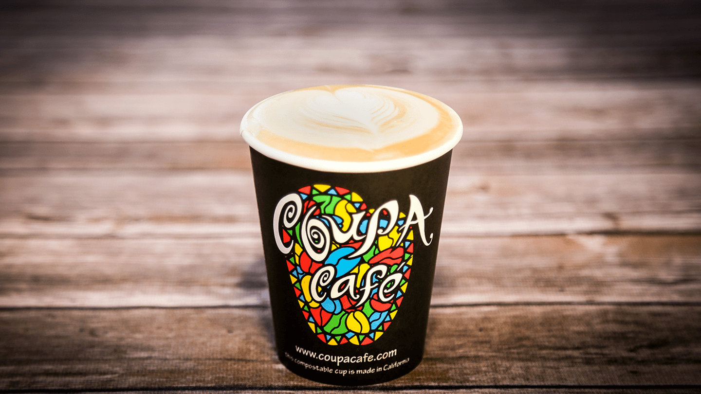 Order Small Latte food online from Coupa Cafe store, Stanford on bringmethat.com