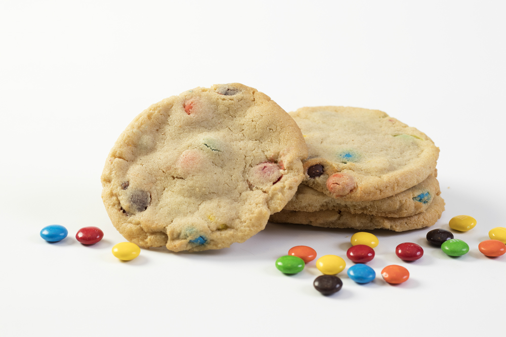 Order M&M - 1/2 Dozen food online from Warm Cookie Company store, Temple on bringmethat.com