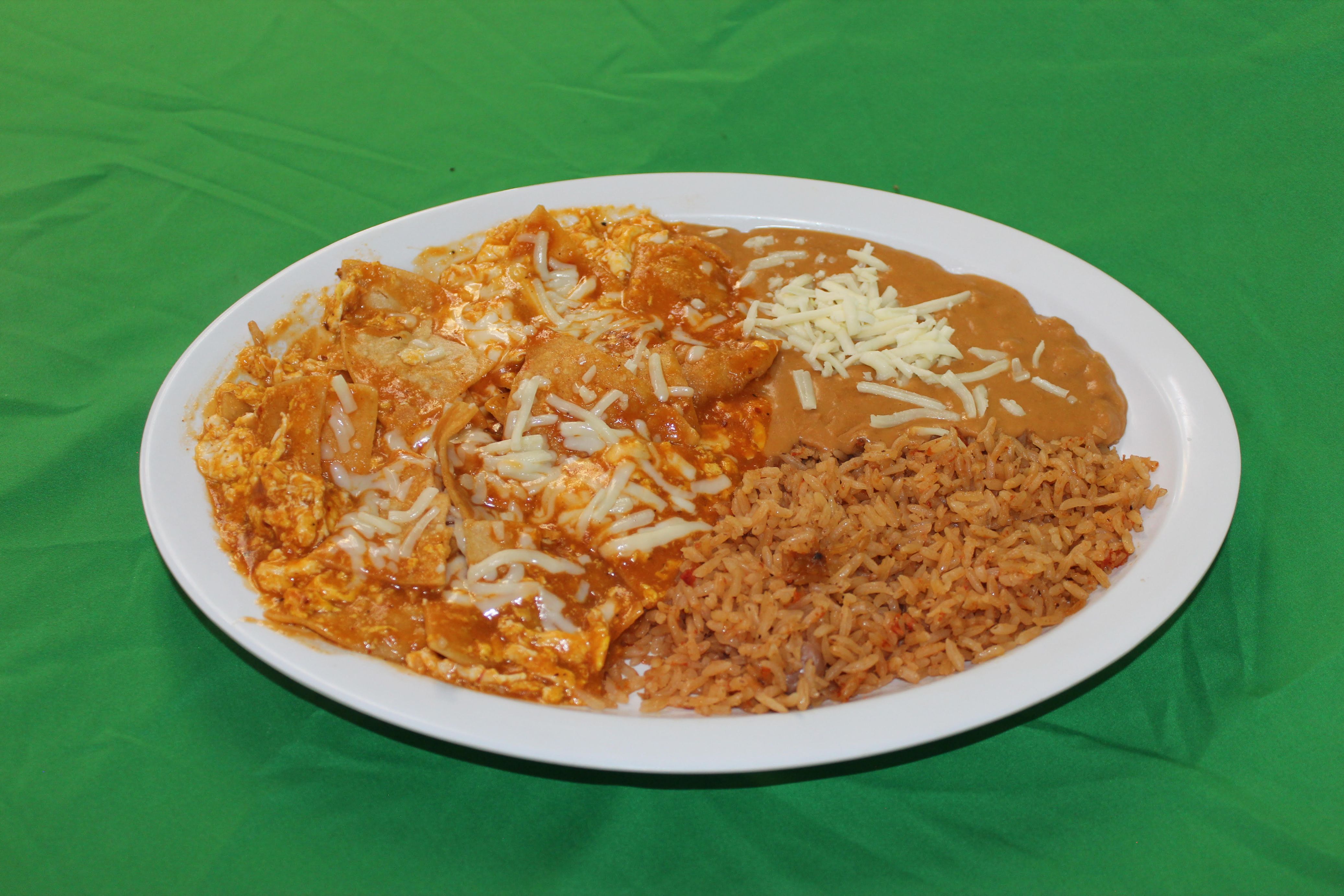 Order Chilaquiles food online from Taqueria Los Gallos store, Concord on bringmethat.com