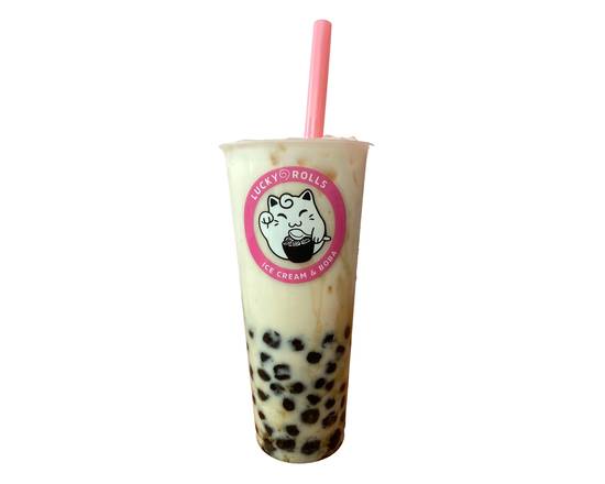 Order Classic Boba Milk Black Tea food online from Lucky Rolls Cafe store, Englewood on bringmethat.com