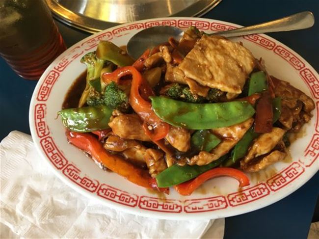 Order 244. Szechuan Chicken food online from Iron Chef store, Phoenix on bringmethat.com