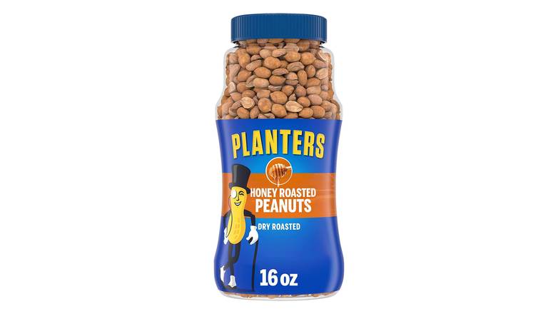 Order Planters Honey Roasted Peanuts food online from Trumbull Mobil store, Trumbull on bringmethat.com