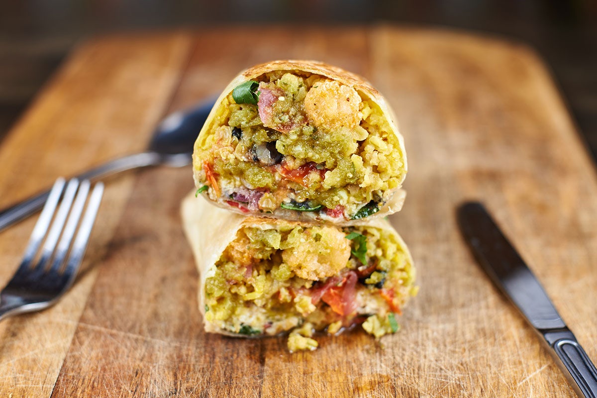 Order Eat Like a Bird Burrito food online from Spitfire Tacos store, San Diego on bringmethat.com