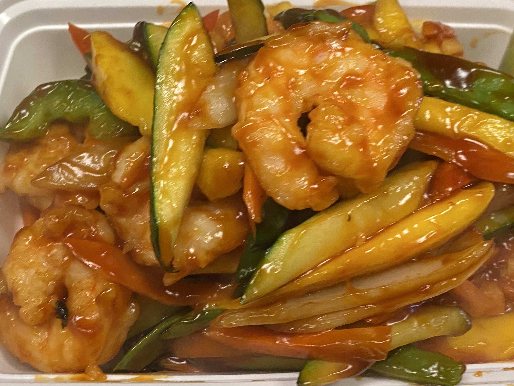 Order Mango Shrimp芒果虾 food online from Kumo Asian Fusion store, Brick on bringmethat.com