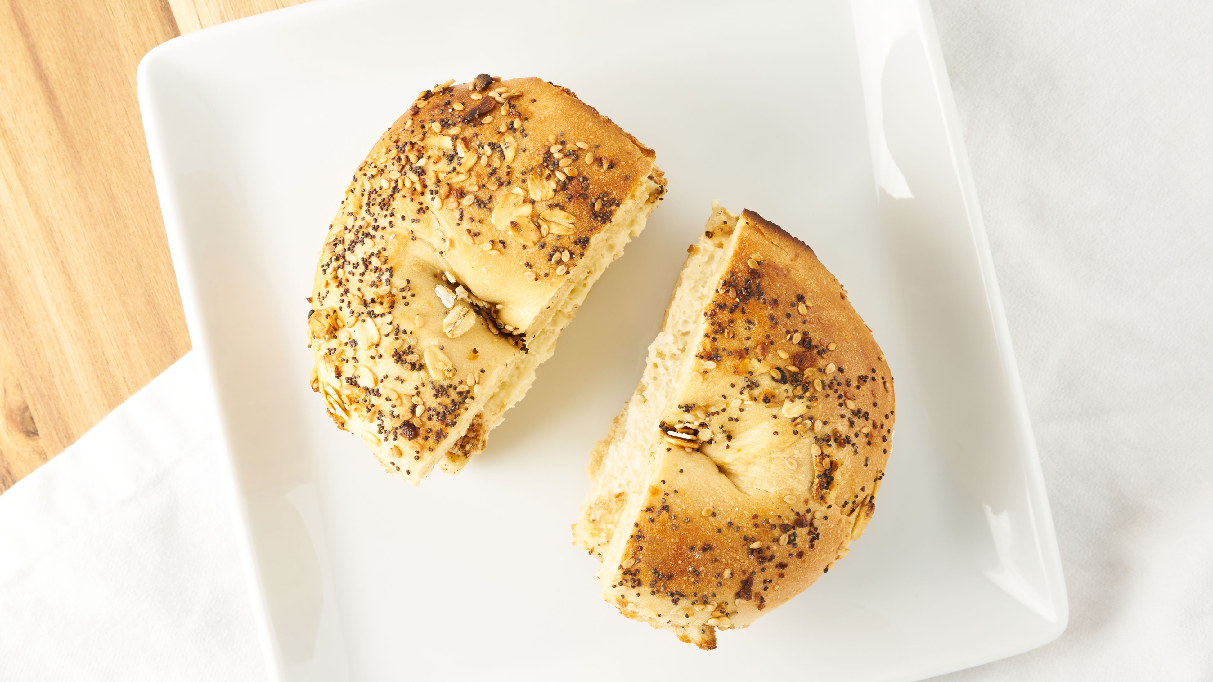 Order Bagel with Butter food online from Ny Bagel store, Rancho Cucamonga on bringmethat.com