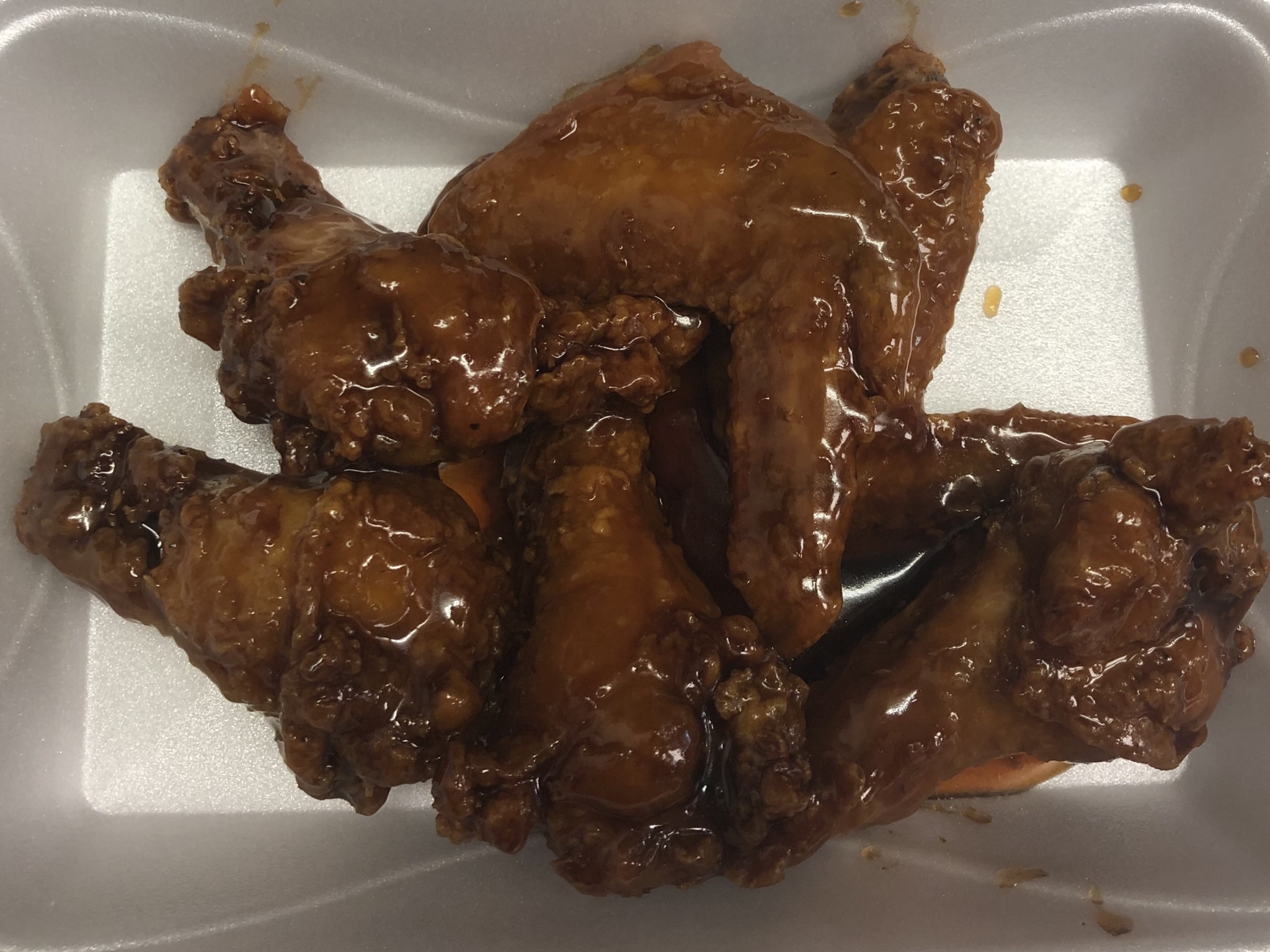 Order 5. Six Honey Chicken Wings 蜜翅 food online from JJ China store, Morrisville on bringmethat.com