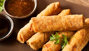 Order Chicken Egg Roll (4) food online from Asian thai 2 go store, Dallas on bringmethat.com