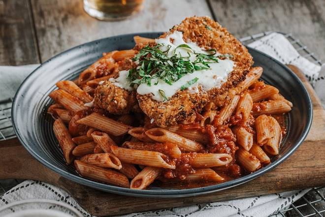 Order CHICKEN PARMESAN food online from Old Chicago 63 store, Topeka on bringmethat.com